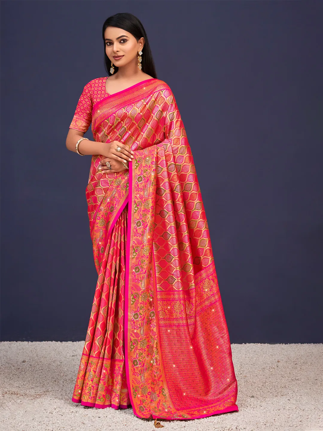 Sheela 22 By Bunawat Designer Banarasi Silk Wedding Sarees Suppliers In Delhi

